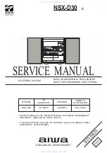 Aiwa NSX-D30 Service Manual preview