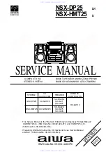 Aiwa NSX-DP25 Service Manual preview