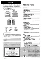 Предварительный просмотр 2 страницы Aiwa NSX-H80 Operating Instructions Manual