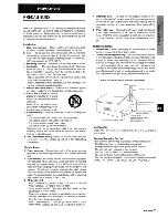 Предварительный просмотр 3 страницы Aiwa NSX-H80 Operating Instructions Manual