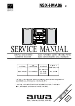 Aiwa NSX-HMA86 Service Manual предпросмотр