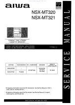 Предварительный просмотр 1 страницы Aiwa NSX-MT320 Service Manual