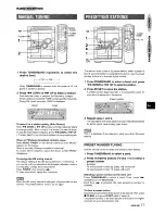 Предварительный просмотр 17 страницы Aiwa NSX-MT725 Operating Instructions Manual