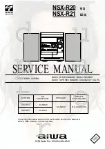 Aiwa NSX-R20 - SERVICE Service Manual preview