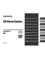 Preview for 1 page of Aiwa NSX-R71 Operating Instructions Manual