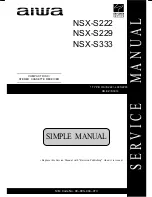 Предварительный просмотр 1 страницы Aiwa NSX-S222 Service Manual