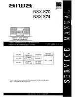 Aiwa NSX-S70 Service Manual предпросмотр