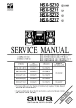 Aiwa NSX-SZ10EZ Service Manual предпросмотр