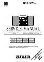 Preview for 1 page of Aiwa NSX-SZ2E Service Manual