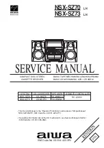 Предварительный просмотр 1 страницы Aiwa NSX-SZ70 Service Manual