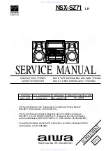 Aiwa NSX-SZ71 LH Service Manual предпросмотр