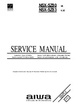 Предварительный просмотр 1 страницы Aiwa NSX-SZ80HR Service Manual