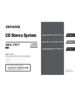 Aiwa NSX-TR77 Operating Instructions Manual preview