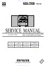 Предварительный просмотр 1 страницы Aiwa NSX-TR99 Service Manual