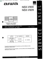 Aiwa NSX-V900 Service Manual предпросмотр