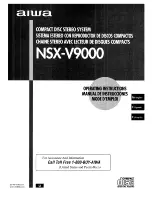 Preview for 1 page of Aiwa NSX-V9000 Operating Instructions Manual