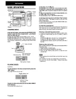 Preview for 10 page of Aiwa NSX-V9000 Operating Instructions Manual