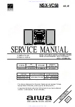 Aiwa nsx-vc58 hc Service Manual preview