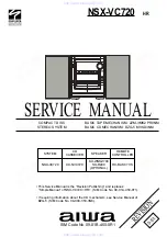 Aiwa NSX-VC720 Service Manual предпросмотр