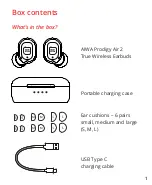 Preview for 3 page of Aiwa Prodigy Air 2 User Manual