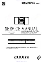 Preview for 1 page of Aiwa RC-AAT18 Service Manual