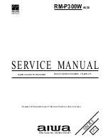 Aiwa RM-P300W Service Manual preview