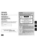 Aiwa SC-UC78 Operating Instructions Manual предпросмотр