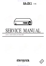 Preview for 6 page of Aiwa SX-DV1 Service Manual