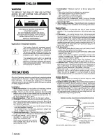 Preview for 2 page of Aiwa SX-M100 Operating Instructions Manual