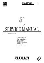 Preview for 1 page of Aiwa SX-STV10 Service Manual