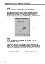 Preview for 22 page of Aiwa TD-P10 Hardware Installation Manual