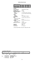 Предварительный просмотр 2 страницы Aiwa TN-CL236 Service Manual