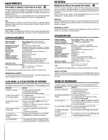 Preview for 6 page of Aiwa TP-M115 Operating Instructions Manual