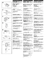 Preview for 2 page of Aiwa TP-M320 Operating Instructions