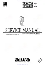 Aiwa TP-M330 Service Manual preview