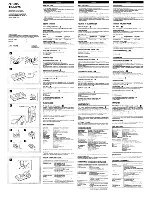 Preview for 1 page of Aiwa TP-M920 Operating Instructions