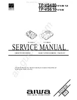 Aiwa TP-VS480 Service Manual предпросмотр