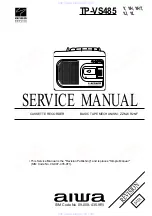 Preview for 1 page of Aiwa TP-VS485 Service Manual