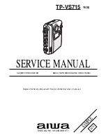 Aiwa TP-VS715 Service Manual preview