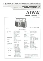 Aiwa TPR-990E Service Manual preview