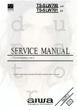 Aiwa TS-SLW700 Service Manual preview