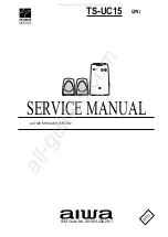 Preview for 1 page of Aiwa TS-US15 Service Manual