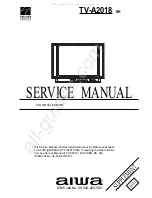 Aiwa TV-A2018 Service Manual preview