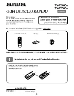 Предварительный просмотр 29 страницы Aiwa TV-F2000 Operating Instructions Manual