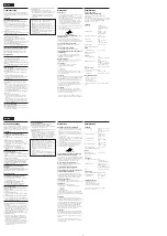 Preview for 2 page of Aiwa UZ-US201 Operating Instructions