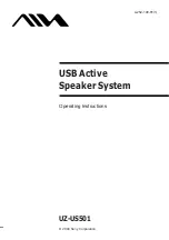 Preview for 1 page of Aiwa UZ-US501 Operating Instructions Manual