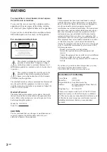 Preview for 2 page of Aiwa UZ-US501 Operating Instructions Manual