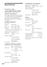 Preview for 24 page of Aiwa UZ-US501 Operating Instructions Manual