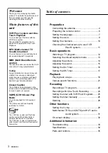 Preview for 4 page of Aiwa VX-F205u Operating Instructions Manual