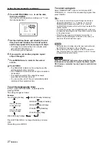 Preview for 28 page of Aiwa VX-F205u Operating Instructions Manual